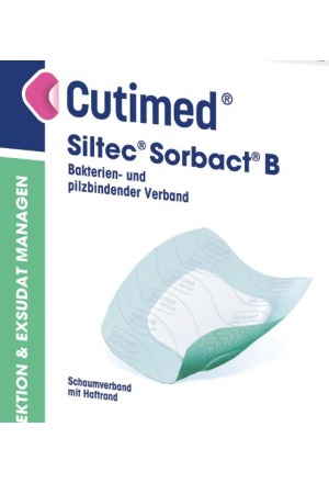 CUTIMED Siltec Sorbact B 22.5x22.5cm 5 pièces