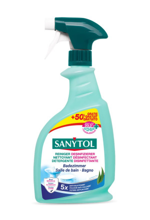 SANYTOL Nettoyant Désinfectant Dégraissant +50% gratuit 750ml