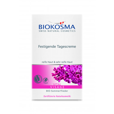 BIOKOSMA VITAL Visage Crème de jour raffermissante Disp 30 ml