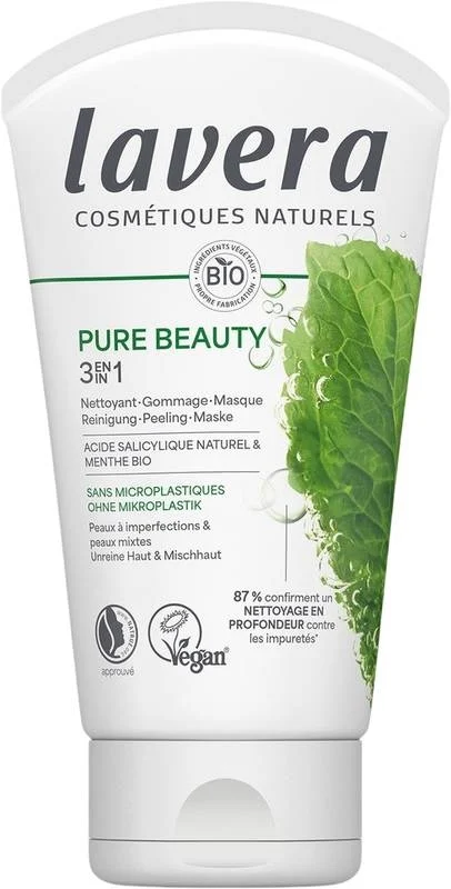 LAVERA Masque exfoliant 3in1 Pure Beauty Tb 125 ml