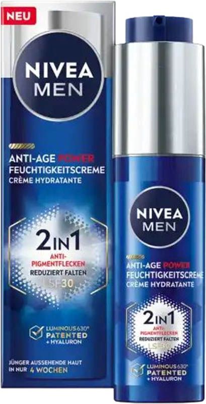 Nivea Men Anti-Age Po Lum Hydratcr Disp 50ml Nivea Men Anti-Age Po Lum Hydratcr Disp 50ml