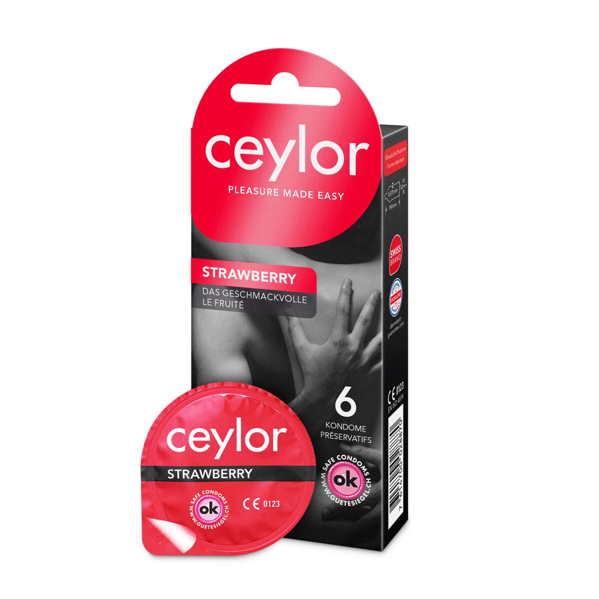 ceylor® Strawberry Préservatif 6 pièces ceylor® Strawberry Préservatif 6 pièces