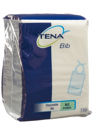 TENA Bib serviette de protection M/L 37x68cm 150 pièces