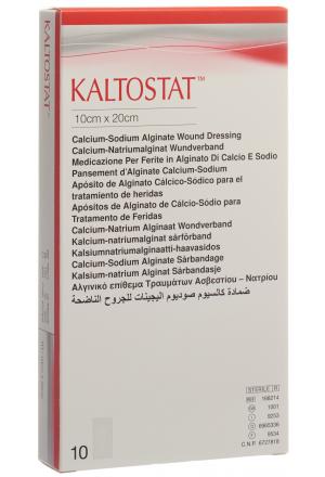 Compresses KALTOSTAT 10x20cm stériles 10 pièces