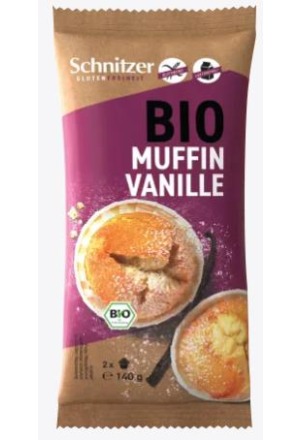 Schnitzer Muffin bio à la vanille Btl 140g