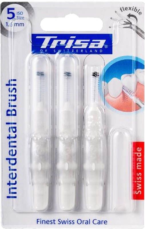Brosse interdentaire Trisa ISO 5 1.6mm 3 pièces Brosse interdentaire Trisa ISO 5 1.6mm 3 pièces