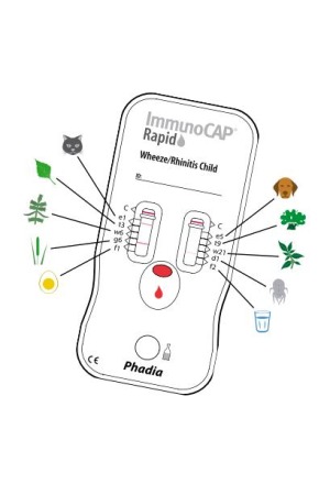 IMMUNOCAP Rapid Asthma Rhinitis Test Adult 10 pièces