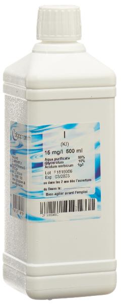 Oligopharm Iode L?s 15 mg/l 500 ml