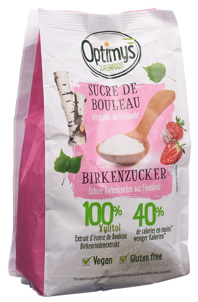 Sucre de bouleau Optimys Xylitol Btl 1kg