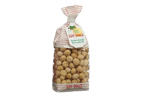 BIO SUN SNACK Noix de macadamia bio Btl 225g