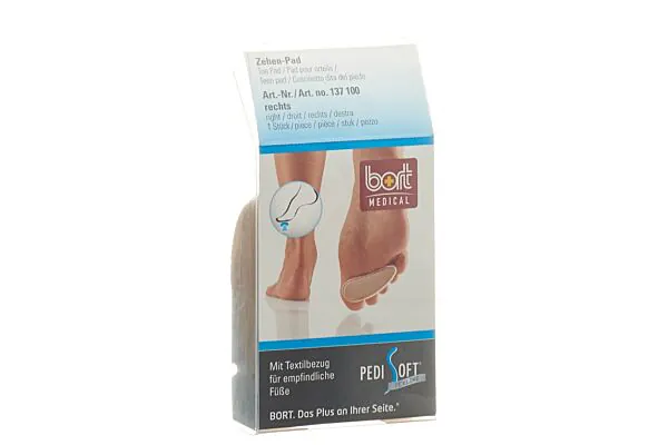 BORT PEDISOFT Texline Pad orteils droit BORT PEDISOFT Texline Pad orteils droit