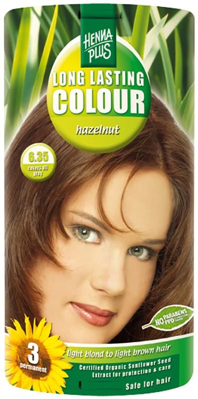 HENNA PLUS Long Last Colour 6.35 noisette