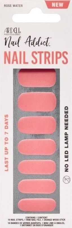 ARDELL Nail Addict Strips Rose Water 16 pièces