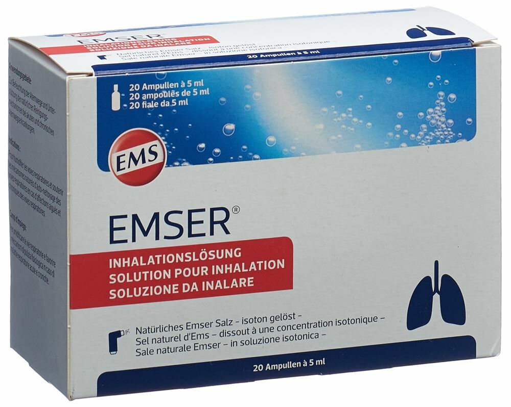 Solution pour inhalation EMSER 120 amp 5ml Solution pour inhalation EMSER 120 amp 5ml