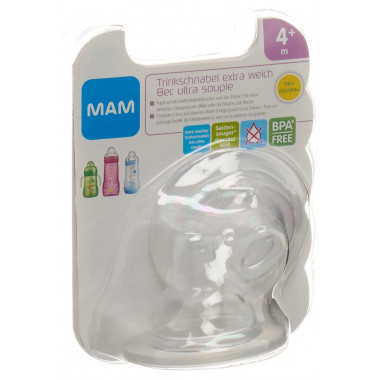 MAM Bec extra souple 4+ mois 2 pièces