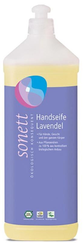 Sonett Savon pour les mains Lavande Recharge 1lt Sonett Savon pour les mains Lavande Recharge 1lt