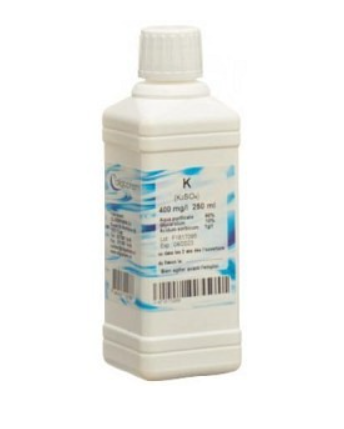 OLIGOPHARM Soluble de potassium 400 mg/l 250ml
