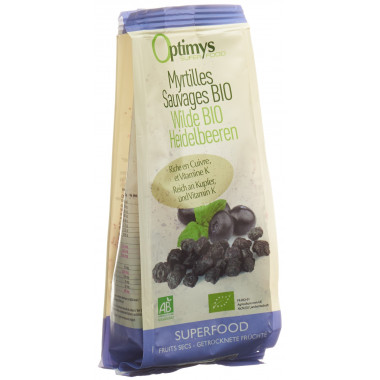 Optimys myrtilles sauvages bio 180g