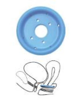 AICHELE Coupelle à tamis Pessar 75mm silicone bleu