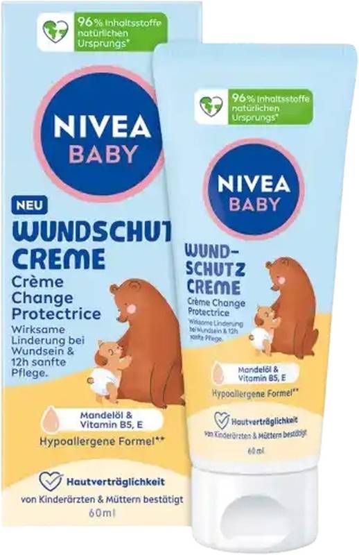 Nivea BABY Crème protectrice pour les plaies Tb 60ml Nivea BABY Crème protectrice pour les plaies Tb 60ml