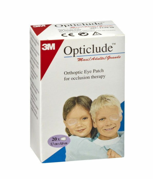 3M OPTICLUDE MAXI pansement oculaire 8x5.7cm 20 pièces 3M OPTICLUDE MAXI pansement oculaire 8x5.7cm 20 pièces