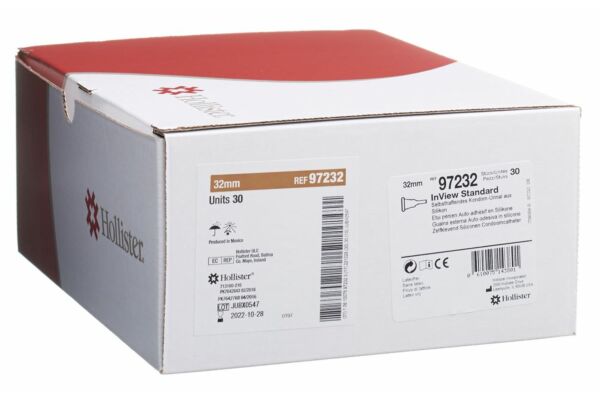 Préservatif Hollister InView Urinal 29mm Standard 30 pièces