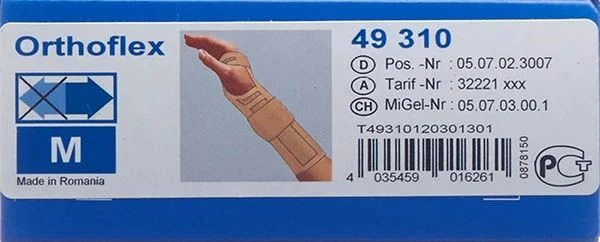 THUASNE Orthoflex bande de poignet M 16cm droite hf