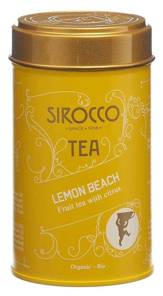 Boîte à thé Sirocco Medium Lemon Beach Ds 80g Boîte à thé Sirocco Medium Lemon Beach Ds 80g