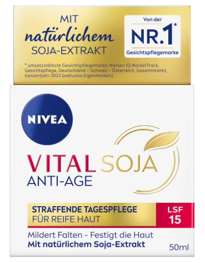 Nivea Vital Soja AA Crème de Jour SPF15 50 ml
