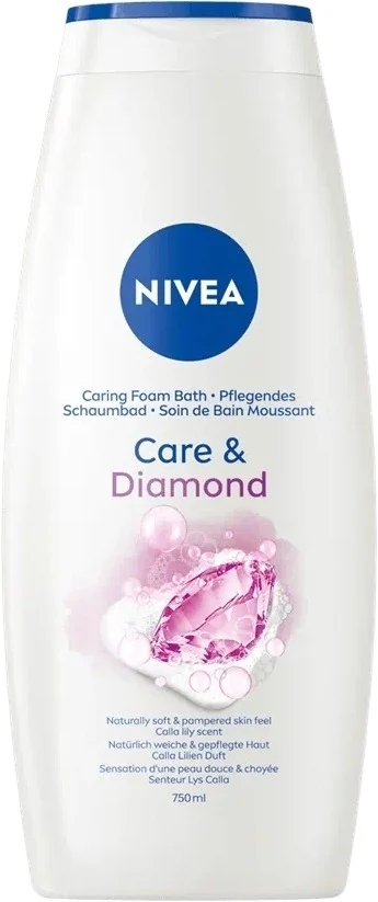 Bain de soin Nivea Care&Diamond (n) Fl 750 ml