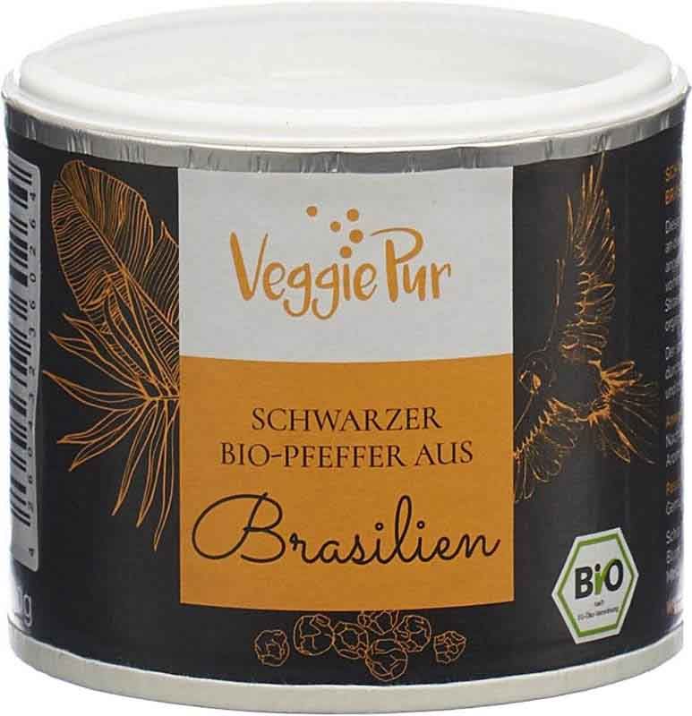 VeggiePur Poivre noir bio du Brésil 80g