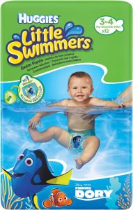 Huggies Little Swimmers Couche-culotte Gr3-4 12 pièces