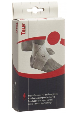 TALE bandage croisé cheville 7.5cm blanc