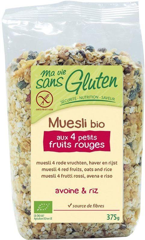 MA VIE S GLUT Muesli 4 fruits rouges 375g