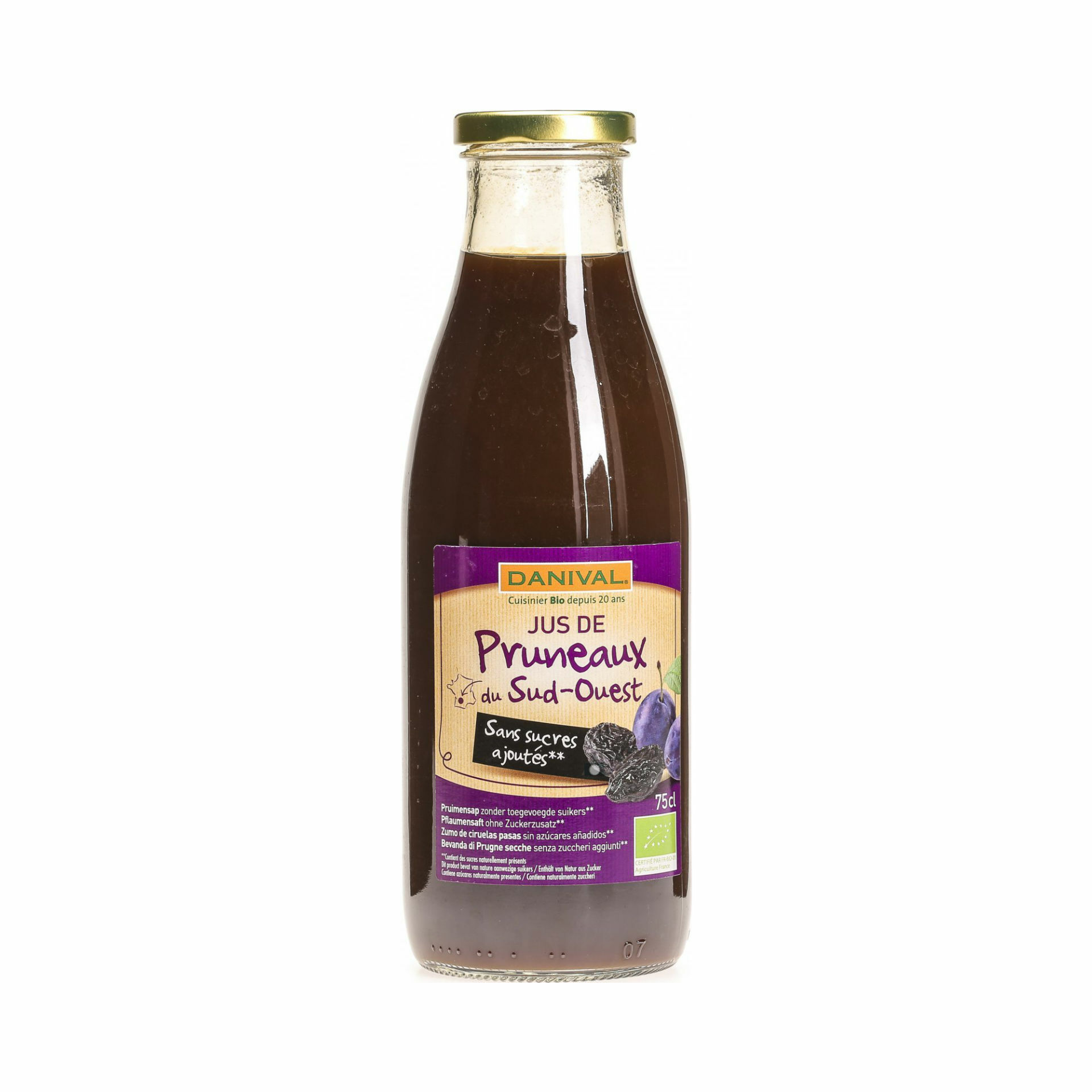 Jus de prune DANIVAL 750ml