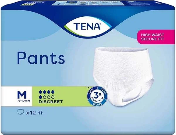 Tena Pants Discreet M 75-100cm 12 pièces