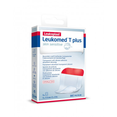 Leukomed T plus skin sensitive 5x7.2cm 5 pièces Leukomed T plus skin sensitive 5x7.2cm 5 pièces