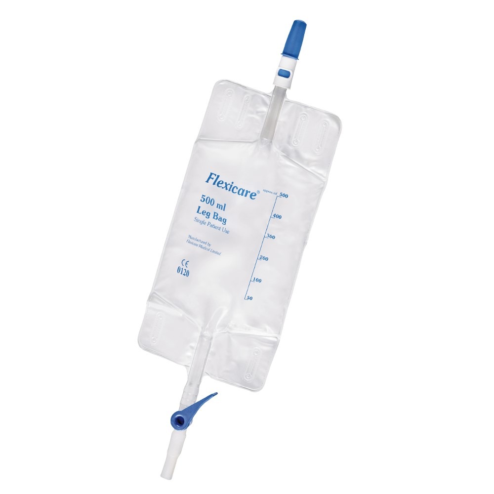 FLEXICARE poche urine 500ml 7cm sortie RV 10 pcs