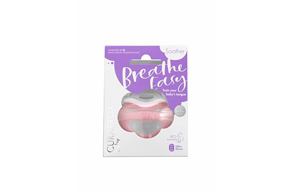 Tétine bébé Curaprox Gr0 rose simple Tétine bébé Curaprox Gr0 rose simple