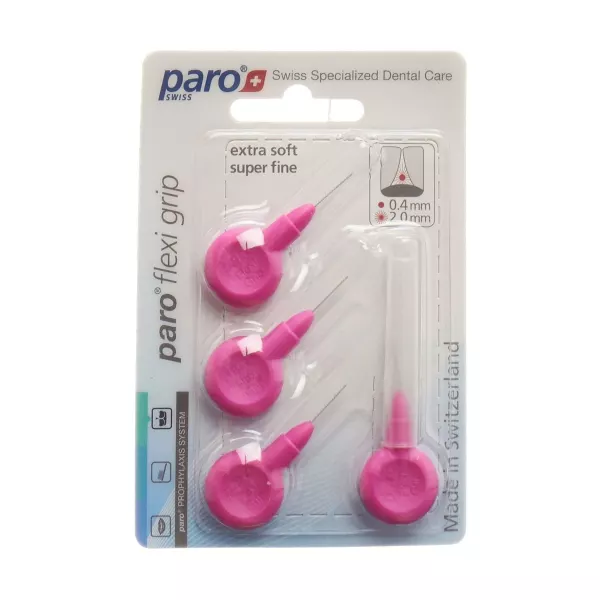 paro Flexi Grip 2mm superfine rose cylindrique 4 pièces paro Flexi Grip 2mm superfine rose cylindrique 4 pièces