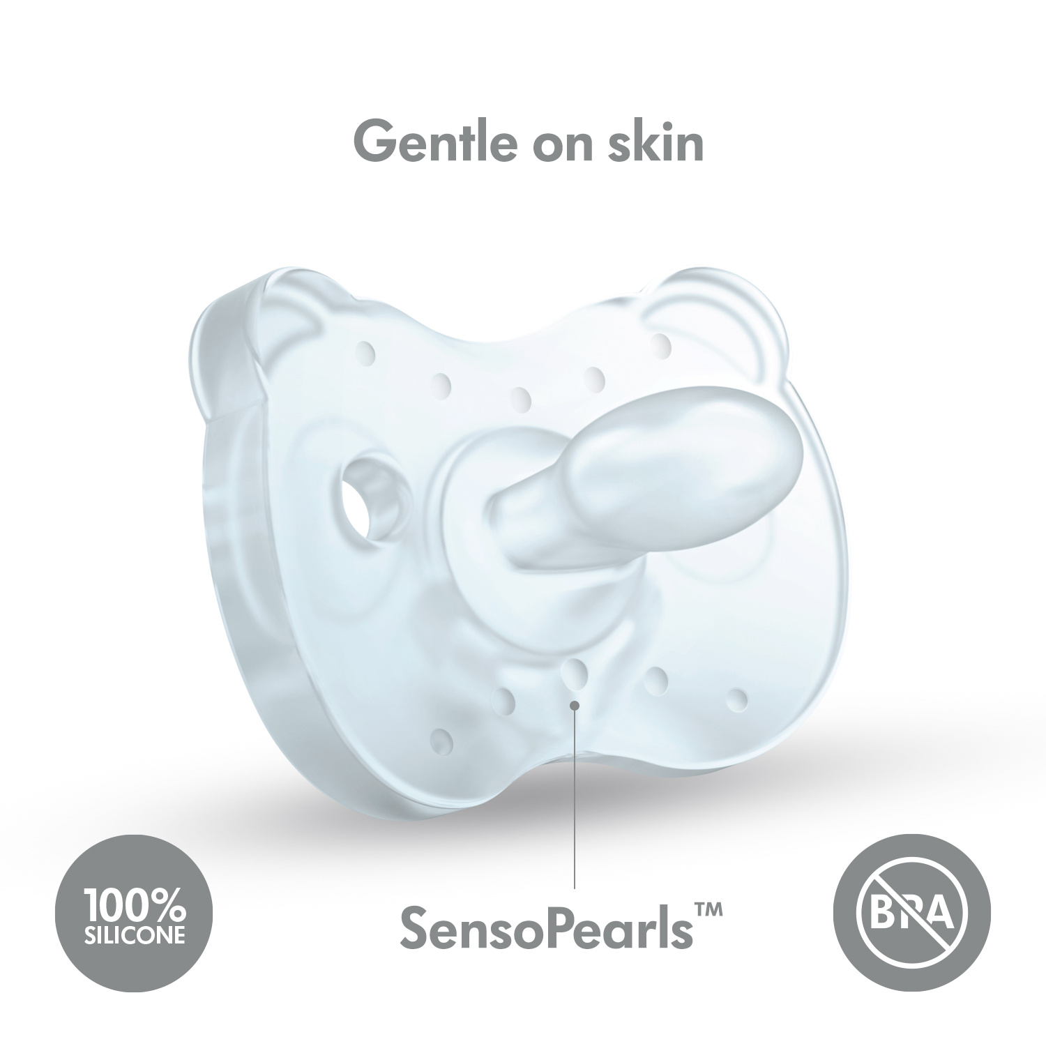 Medela Baby Sucette souple en silicone 0-6 bleu Medela Baby Sucette souple en silicone 0-6 bleu