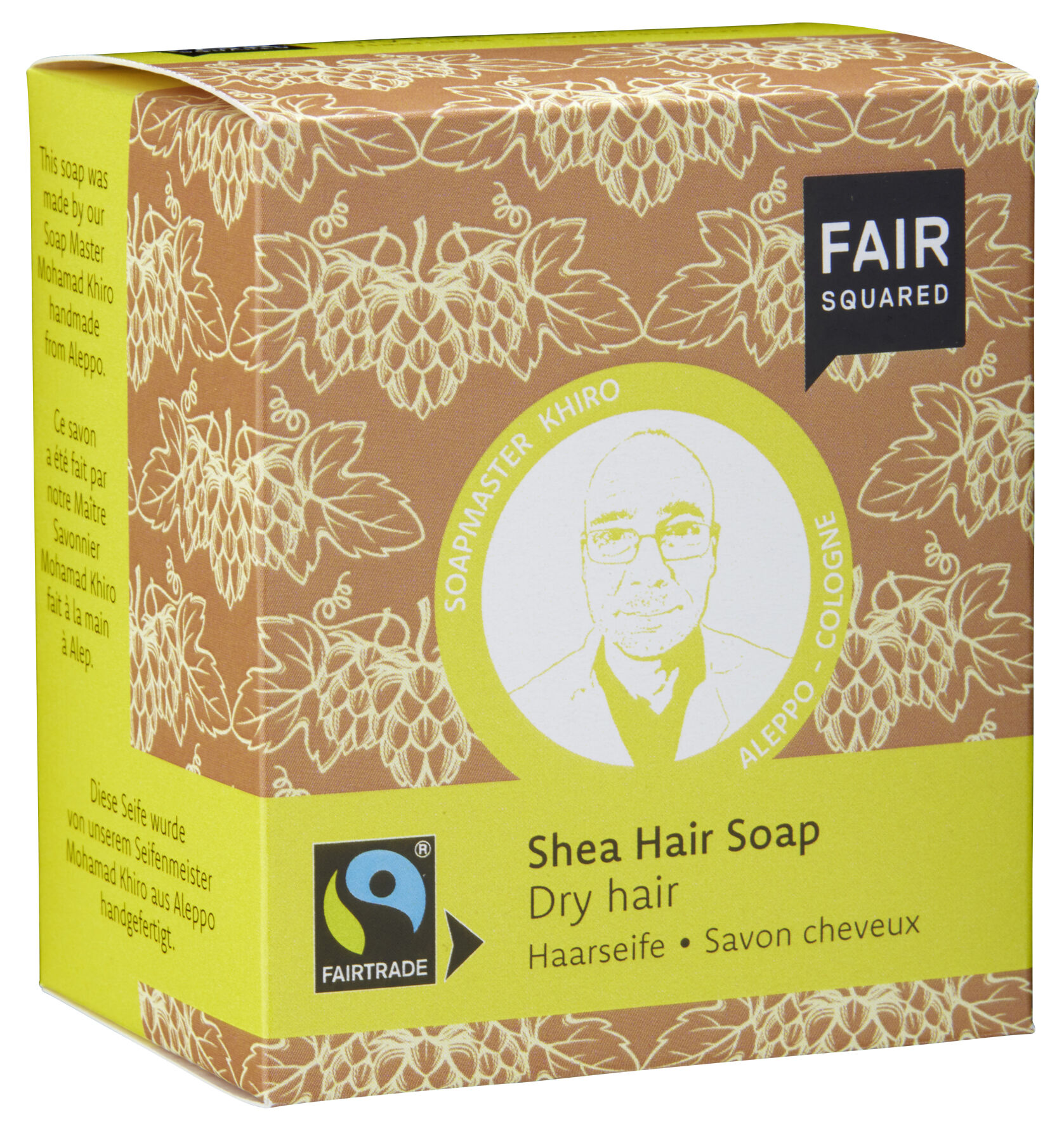 Savon pour cheveux FAIR SQUARED Karité Cheveux secs 2 x 80g