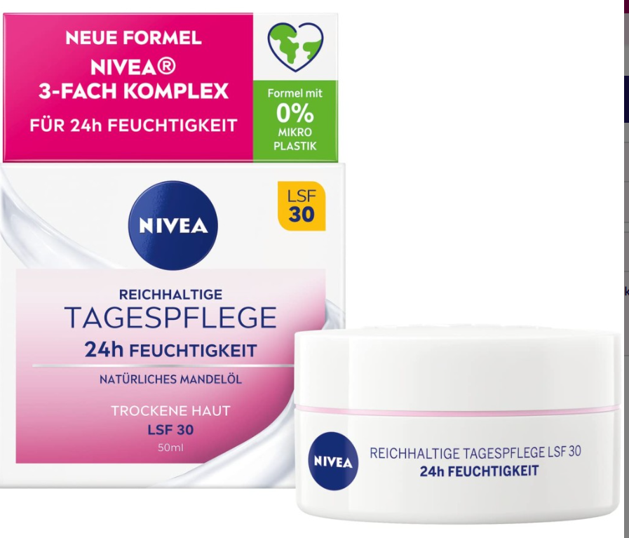 Nivea Crème de Jour Riche SPF30 Pot 50ml Nivea Crème de Jour Riche SPF30 Pot 50ml