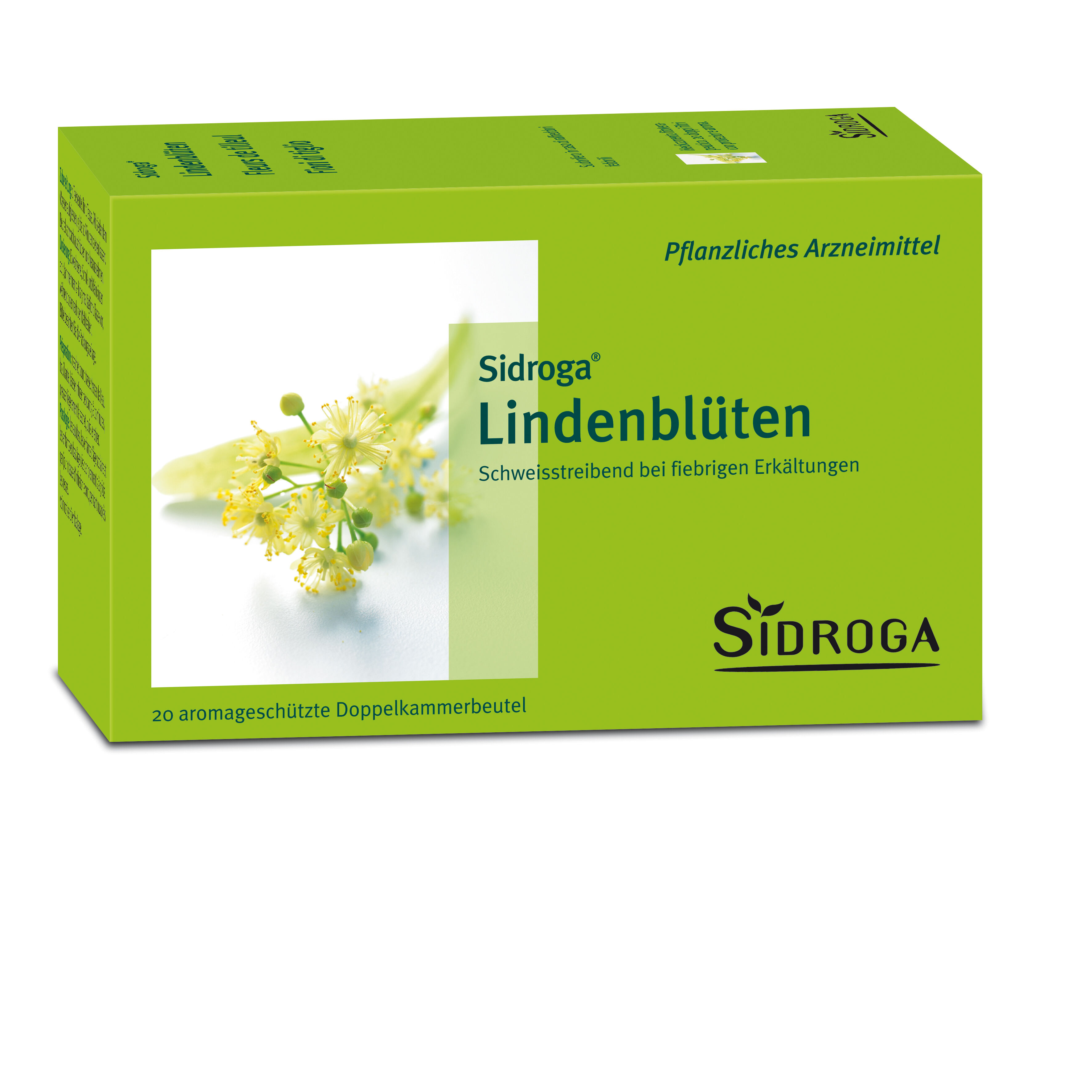 SIDROGA Fleurs de tilleul 20 sachets 1.8g SIDROGA Fleurs de tilleul 20 sachets 1.8g