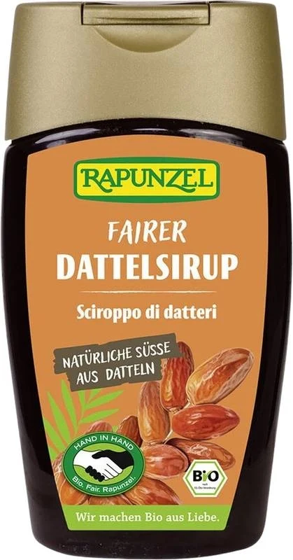 Sirop de dattes Rapunzel, bouteille de 250 ml
