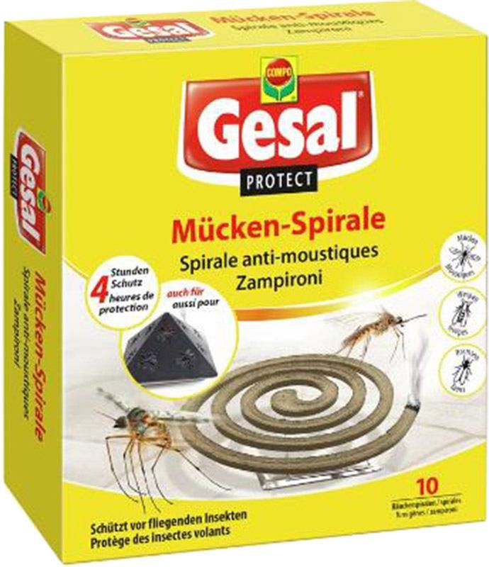 Spirale anti-moustiques GESAL PROTECT 10 pièces Spirale anti-moustiques GESAL PROTECT 10 pièces