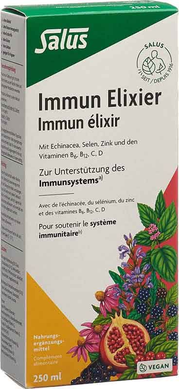 Salus® Élixir immunitaire avec échinacée 250ml Salus® Élixir immunitaire avec échinacée 250ml