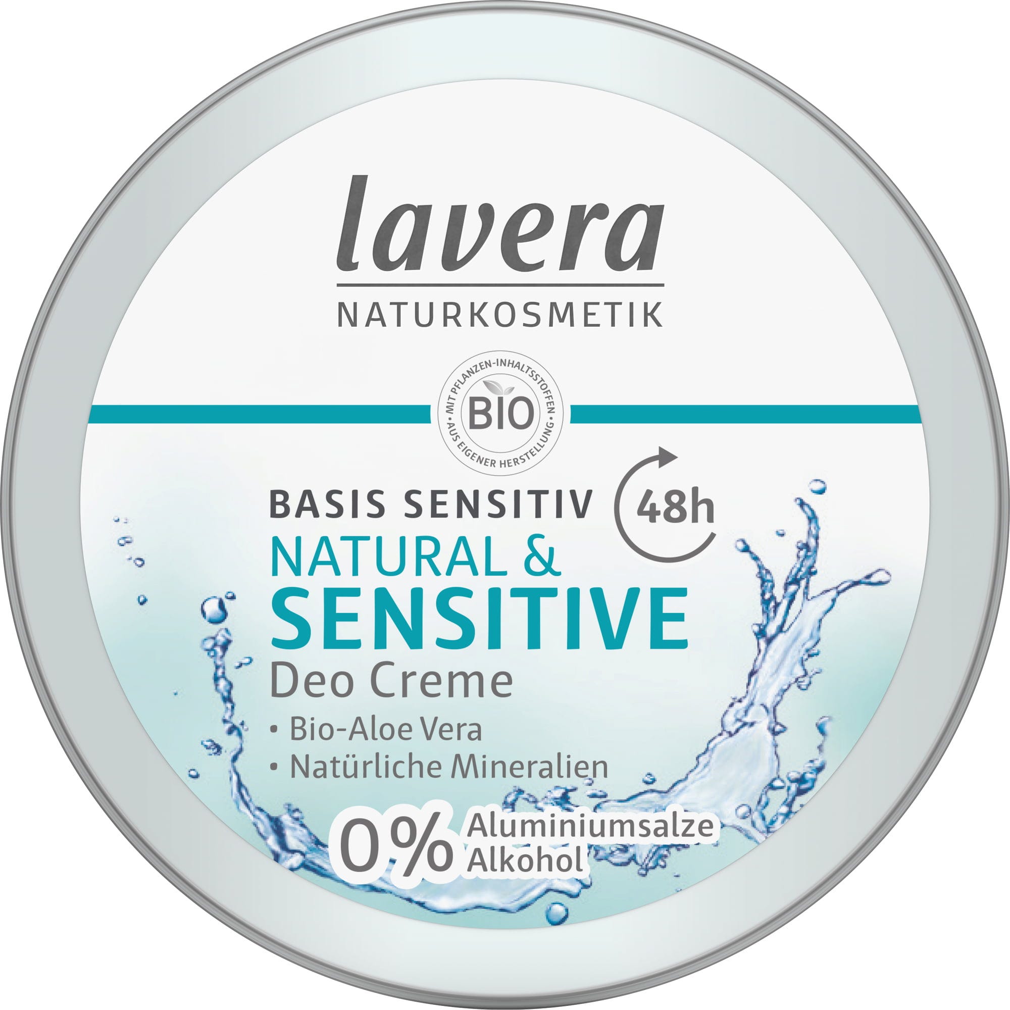 LAVERA Déodorant crème Basis Sensitive, flacon pompe, 50 ml