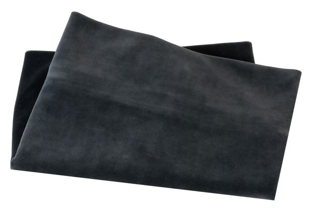 ELSA Coussin pour la nuque 50x9cm Housse velours anthracite