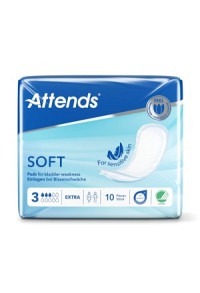 Coussinets Attends Soft 3 Extra Btl 10 pièces